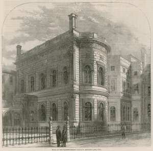 Hall of the Clothworkers Company, Mincing Lane, Londra da English School