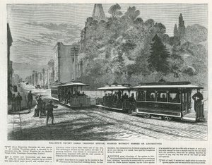 Sistema di tramvia a cavo di Hallidie senza cavalli o locomotive da English School