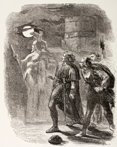 Amleto, Orazio e Marcello vedono il fantasma, da 