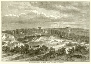 Hampstead Heath nel 1840 da English School