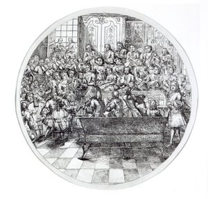 Handel che dirige un oratorio da English School