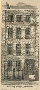 Residenza londinese di Handel, 57 Brooke Street da English School