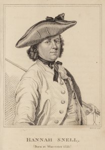 Hannah Snell, nata a Worcester 1723 da English School