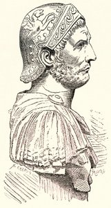 Annibale, illustrazione da History of Rome di Victor Duruy, pubblicato nel 1884 da English School