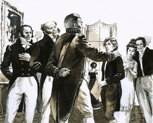 Hans Christian Andersen incontra il principe Christian Frederick