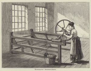 Il filatoio di Hargreaves (incisione)