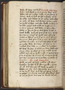 Ricette mediche e culinarie, c.1395 da English School