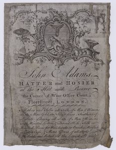 Cappellai, John Adams, biglietto da visita da English School