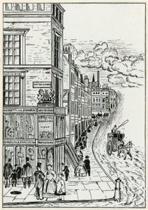 Hatton Garden e Holborn, 1866 da English School