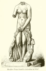 Venere senza testa trovata ad Acradina nel 1814 da English School