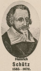 Heinrich Schütz (incisione) da English School