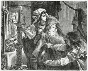 Helene Kottanerin ruba la corona di Santo Stefano nel 1440, 1882