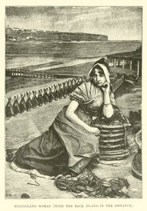 Donna di Helgoland, con l
