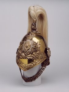 Elmo, c.1855 (metallo dorato) da English School
