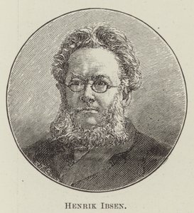 Henrik Ibsen (incisione) da English School