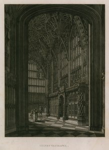 Cappella di Enrico VII, Abbazia di Westminster, Londra da English School