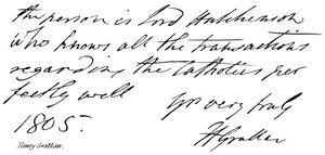 Henry Grattan da English School