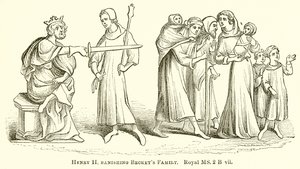 Enrico II bandisce la famiglia di Becket da English School