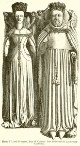 Enrico IV e la sua Regina, Giovanna di Navarra da English School