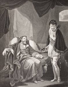 Enrico IV che rimprovera il principe Enrico, da 
