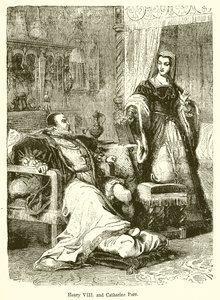 Enrico VIII e Caterina Parr da English School