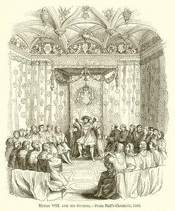 Enrico VIII e il suo consiglio da English School