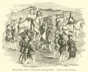 Enrico VIII al Campo del Drappo d