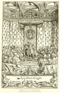 Enrico VIII in Parlamento da English School