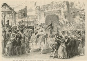 Enrico V entra a Londra dopo la battaglia di Agincourt da English School