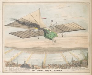 Carrozza a vapore aerea di Henson da English School