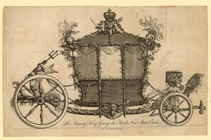 La nuova carrozza di stato di Sua Maestà Re Giorgio III