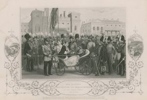 Sua Maestà distribuisce le Medaglie della Crimea alle Guardie a Cavallo, 18 maggio 1856 da English School