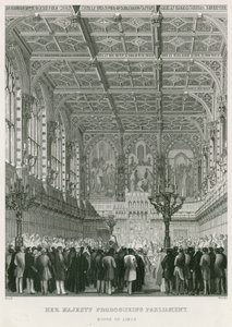 Sua Maestà proroga il Parlamento, la Camera dei Lord da English School