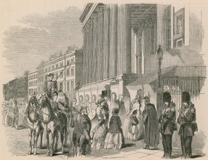 Sua Maestà in visita alla mostra della Royal Academy