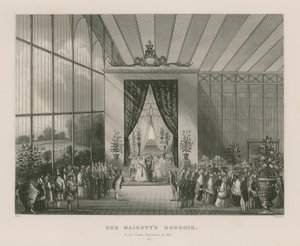 Boudoir di Sua Maestà nella Grande Esposizione del 1851 da English School
