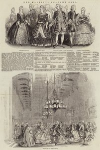 Il ballo in costume di Sua Maestà (incisione)