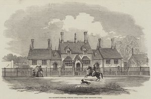 Le scuole di Sua Maestà, Windsor Great Park (incisione) da English School