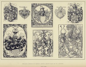 Disegni araldici di artisti tedeschi, seconda metà del XVI secolo (litografia)