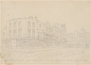High Street Islington, da White Lion Street a Liverpool Road, 16 agosto 1843 da English School