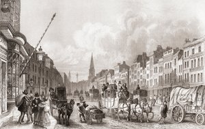 High Street, Whitechapel, Londra, Inghilterra da English School