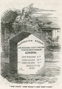Highgate Hill, Whittington Stone da English School