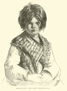 Ragazza delle Highlands da English School