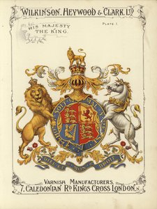 Sua Maestà il Re (cromolitografia) da English School