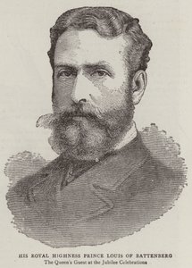 Sua Altezza Reale il Principe Louis di Battenberg (incisione)