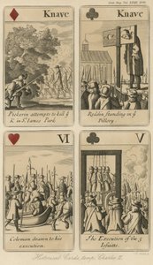Carte da gioco storiche che raccontano la storia di Re Carlo II