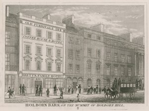 Holborn Bars, sulla sommità di Holborn Hill da English School