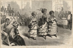 Giochi di festa a Richmond, Virginia; il Cake Walk da English School