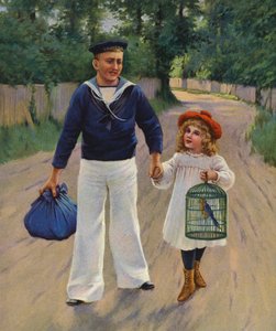 Di nuovo a casa (litografia a colori)