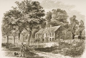 Casa dello storico William H. Prescott, Pepperill, vicino a Boston, c.1870, da 