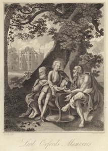 Horace Walpole, storico, autore e politico inglese (incisione) da English School